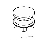 PROTHERM Вертикальное коаксиальное окончание (козырёк) SM1D